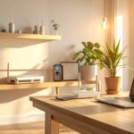 Routeur Wi‑Fi et point d’accès dans un intérieur moderne